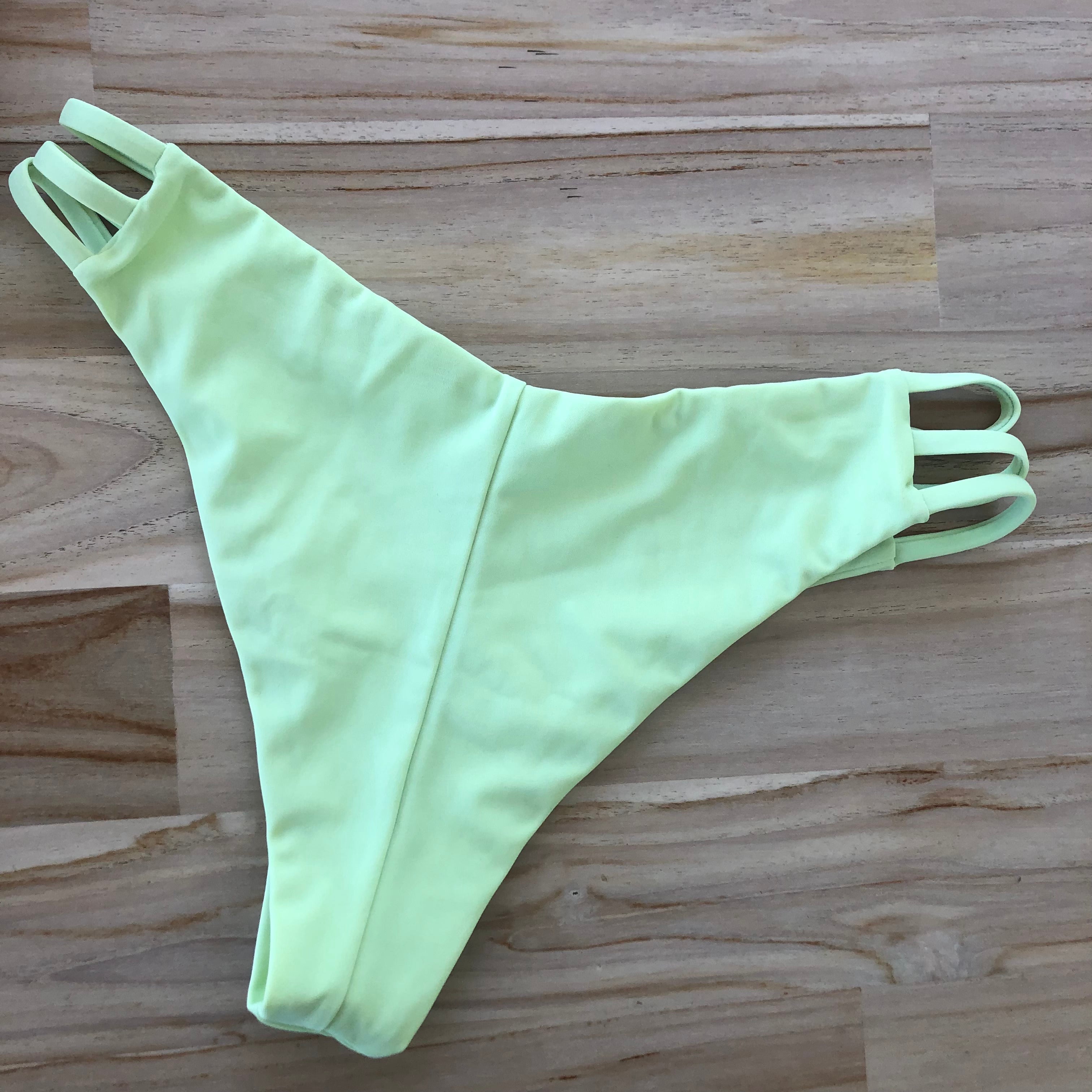 3 Strap Cheeky Bottoms - Melon