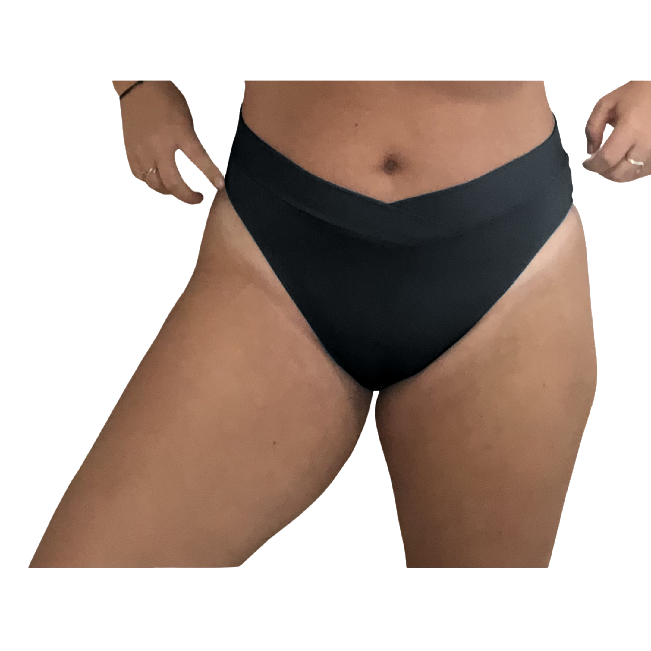 V Hi Waist- Noir