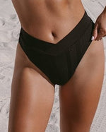 V Hi Waist- Noir